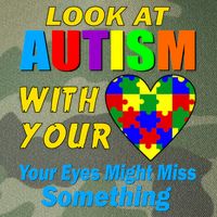 Look At Autism With Your Heart Legacy Tie Dye Trucker Hat