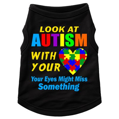 Look At Autism With Your Heart Doggie Tank