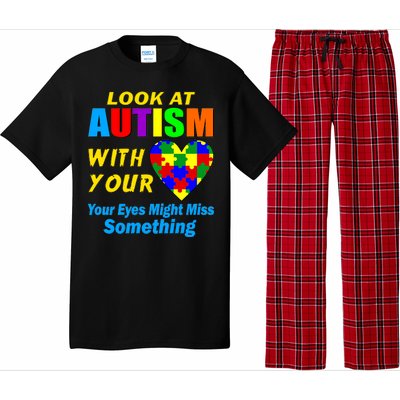 Look At Autism With Your Heart Pajama Set