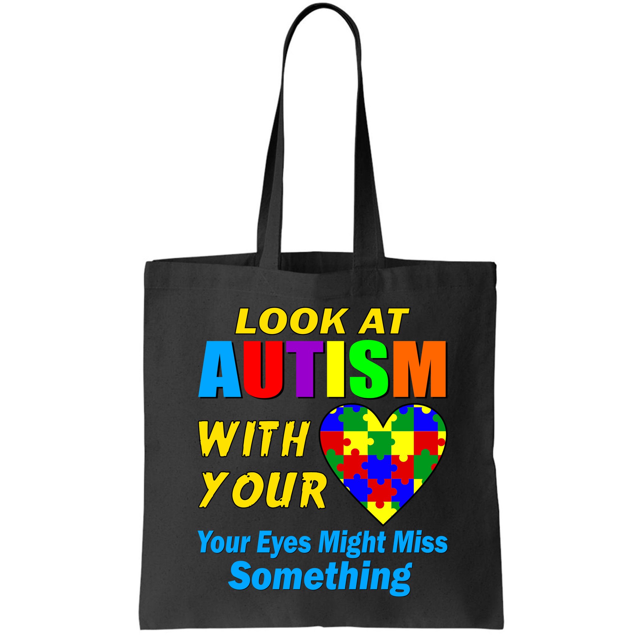 Look At Autism With Your Heart Bag