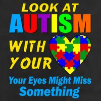 Look At Autism With Your Heart Tumbler