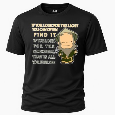 Look For The Light Not Darkness Uncle Iron Quote Performance Shirt