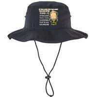 Look For The Light Not Darkness Uncle Iron Quote Bucket Hat