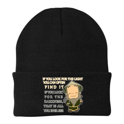 Look For The Light Not Darkness Uncle Iron Quote Beanie