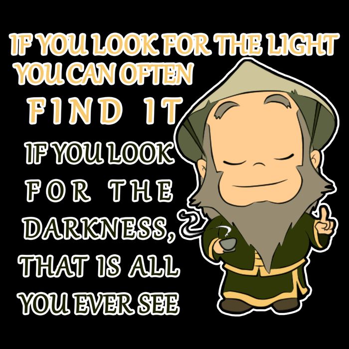 Look For The Light Not Darkness Uncle Iron Quote Drawstring Bag