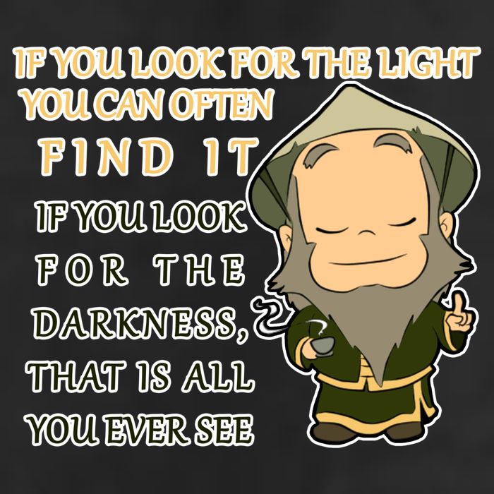 Look For The Light Not Darkness Uncle Iron Quote Golf Towel