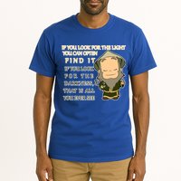 Look For The Light Not Darkness Uncle Iron Quote Tall T-Shirt