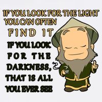 Look For The Light Not Darkness Uncle Iron Quote Garment-Dyed Sweatshirt