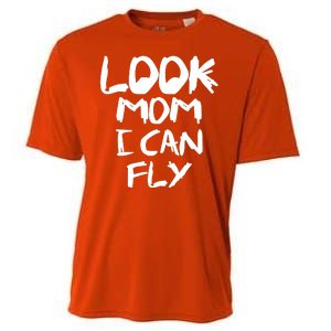 Look Mom I Can Fly Cooling Performance Crew T-Shirt