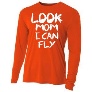 Look Mom I Can Fly Cooling Performance Long Sleeve Crew