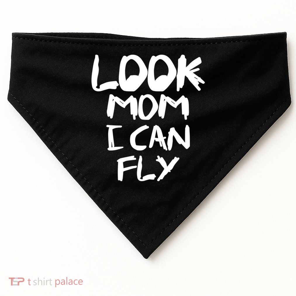 Look Mom I Can Fly USA-Made Doggie Bandana