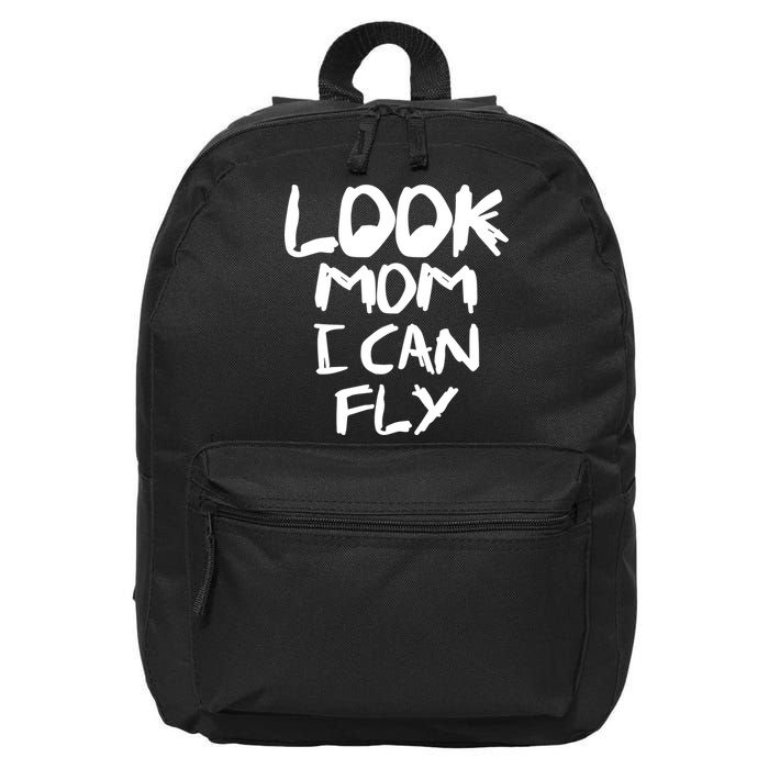 Look Mom I Can Fly 16 in Basic Backpack