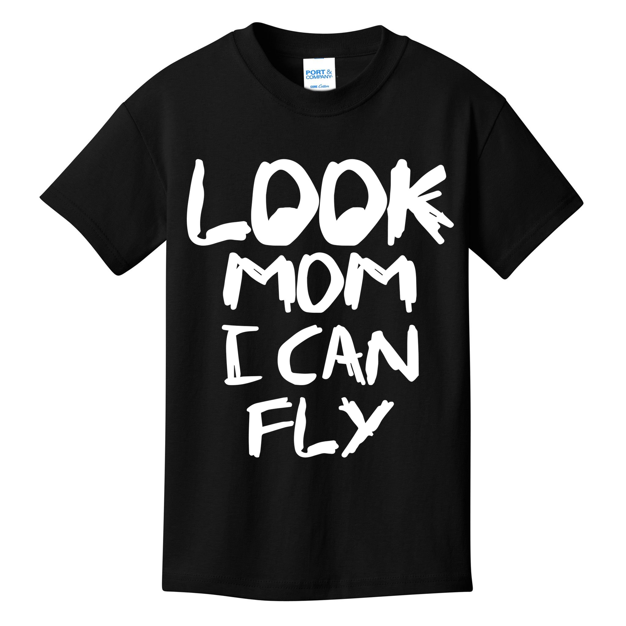 Look Mom I Can Fly Kids T-Shirt