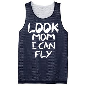 Look Mom I Can Fly Mesh Reversible Basketball Jersey Tank