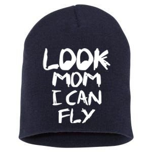 Look Mom I Can Fly Short Acrylic Beanie