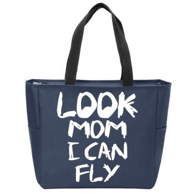 Look Mom I Can Fly Zip Tote Bag