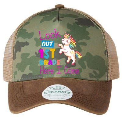 Look Out 1st Grade Here I Come Legacy Tie Dye Trucker Hat
