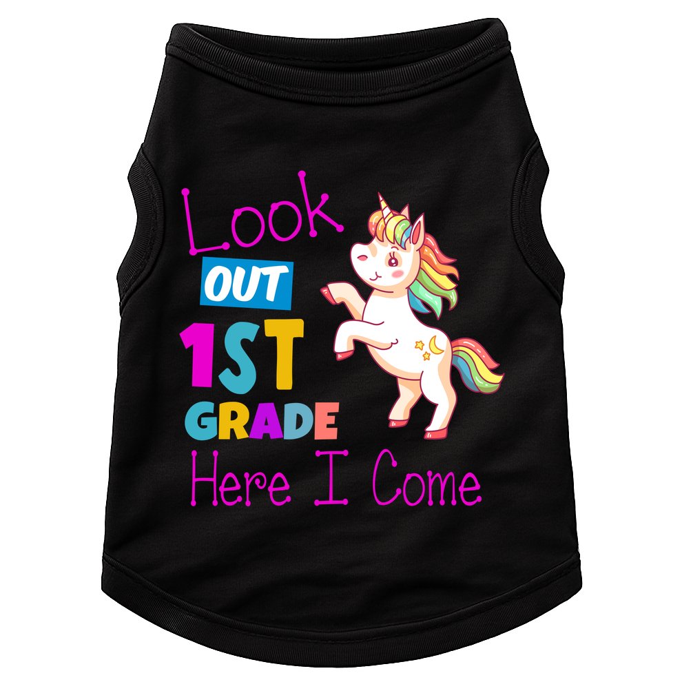 Look Out 1st Grade Here I Come Doggie Tank