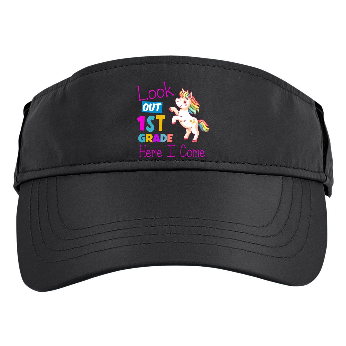Look Out 1st Grade Here I Come Adult Drive Performance Visor
