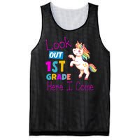 Look Out 1st Grade Here I Come Mesh Reversible Basketball Jersey Tank