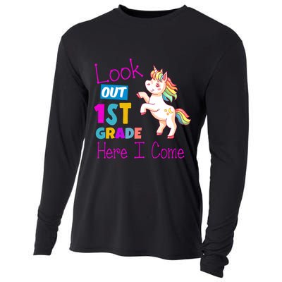 Look Out 1st Grade Here I Come Cooling Performance Long Sleeve Crew