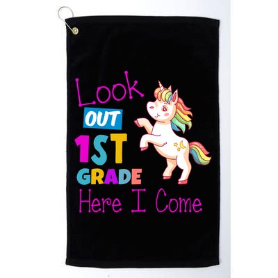 Look Out 1st Grade Here I Come Golf Towel