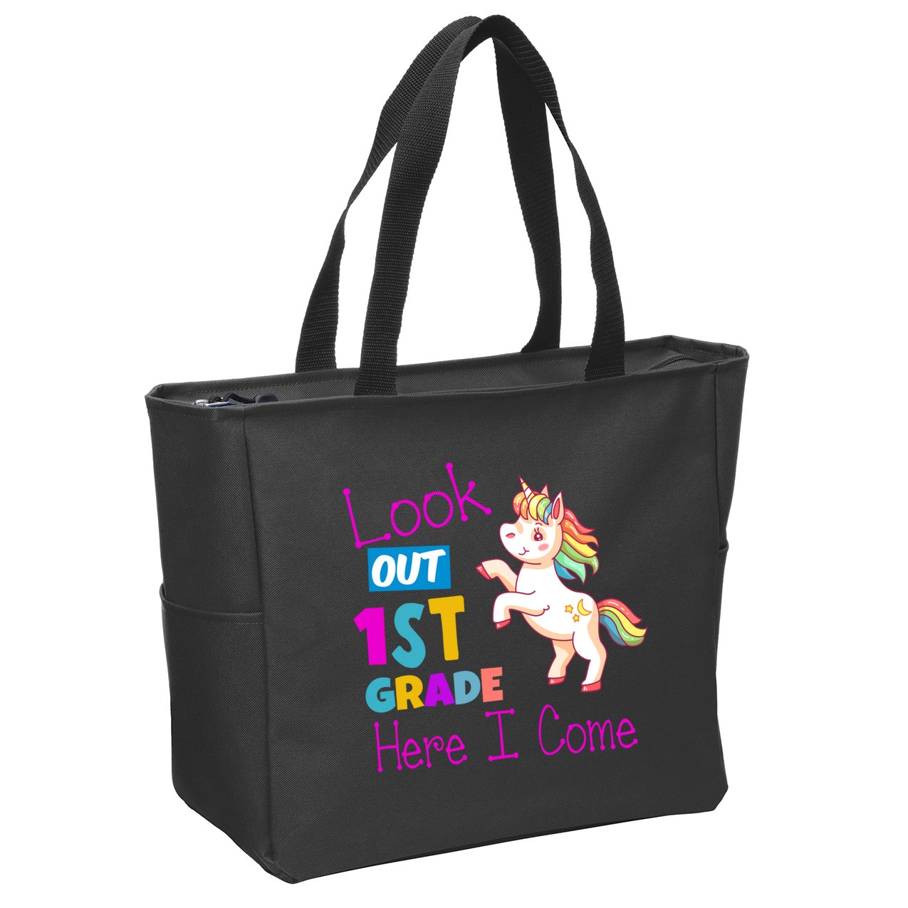 Look Out 1st Grade Here I Come Zip Tote Bag