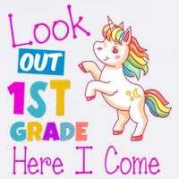 Look Out 1st Grade Here I Come Garment-Dyed Sweatshirt