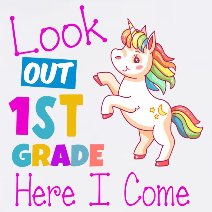 Look Out 1st Grade Here I Come Garment-Dyed Sweatshirt