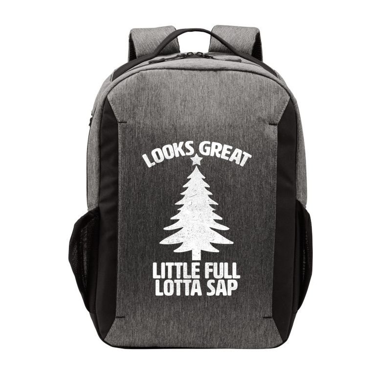 Looks Great Little Full Lotta Sap Funny Christmas Vector Backpack