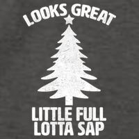 Looks Great Little Full Lotta Sap Funny Christmas Vector Backpack