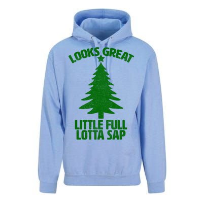 Looks Great Little Full Lotta Sap Funny Christmas Unisex Surf Hoodie