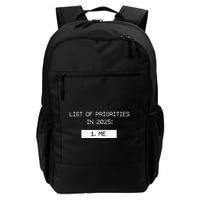 List Of Priorities In 2025 Me Backpack