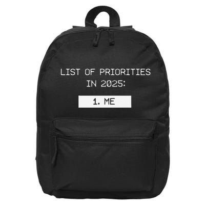 List Of Priorities In 2025 Me 16 in Basic Backpack