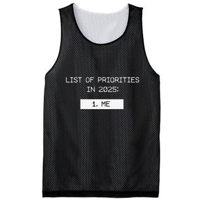 List Of Priorities In 2025 Me Mesh Reversible Basketball Jersey Tank