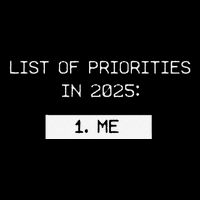 List Of Priorities In 2025 Me Tall Sweatshirt