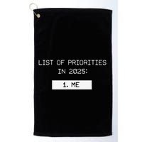 List Of Priorities In 2025 Me Golf Towel