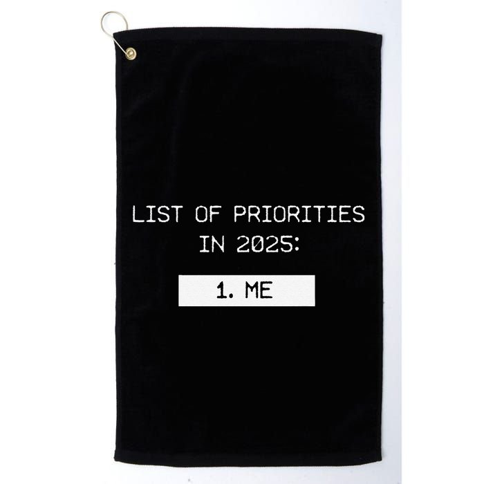 List Of Priorities In 2025 Me Golf Towel