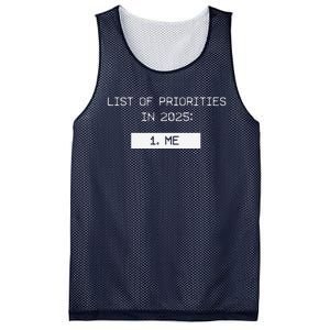 List Of Priorities In 2025 Me Mesh Reversible Basketball Jersey Tank