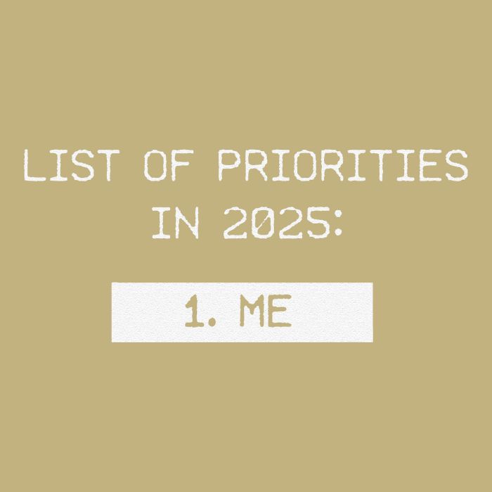 List Of Priorities In 2025 Me Mousepad