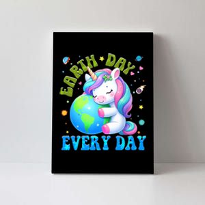 Love Our Planet Unicorn Earth Day Cute Canvas