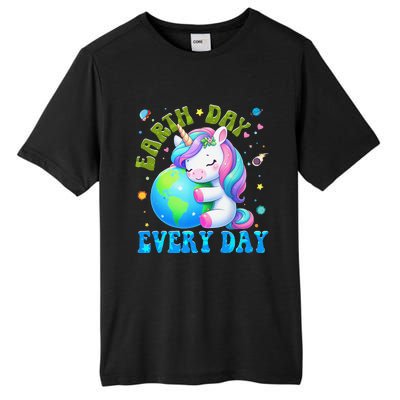 Love Our Planet Unicorn Earth Day Cute Tall Fusion ChromaSoft Performance T-Shirt