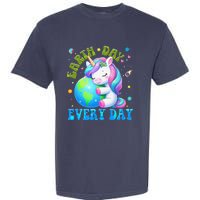 Love Our Planet Unicorn Earth Day Cute Garment-Dyed Heavyweight T-Shirt