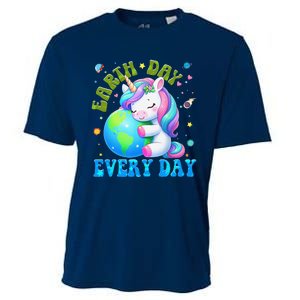 Love Our Planet Unicorn Earth Day Cute Cooling Performance Crew T-Shirt