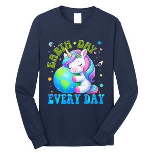 Love Our Planet Unicorn Earth Day Cute Long Sleeve Shirt