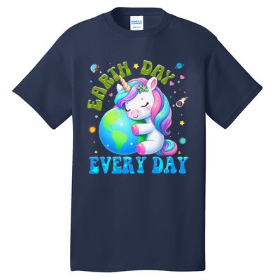 Love Our Planet Unicorn Earth Day Cute Tall T-Shirt