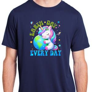 Love Our Planet Unicorn Earth Day Cute Adult ChromaSoft Performance T-Shirt