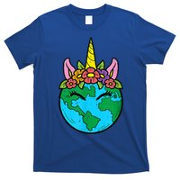 Love Our Planet Unicorn Head Earth Day Cute Gift T-Shirt