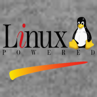 Linux Os Powered By Linux Tux Penguin 7-Panel Snapback Hat