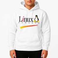Linux Os Powered By Linux Tux Penguin Hoodie